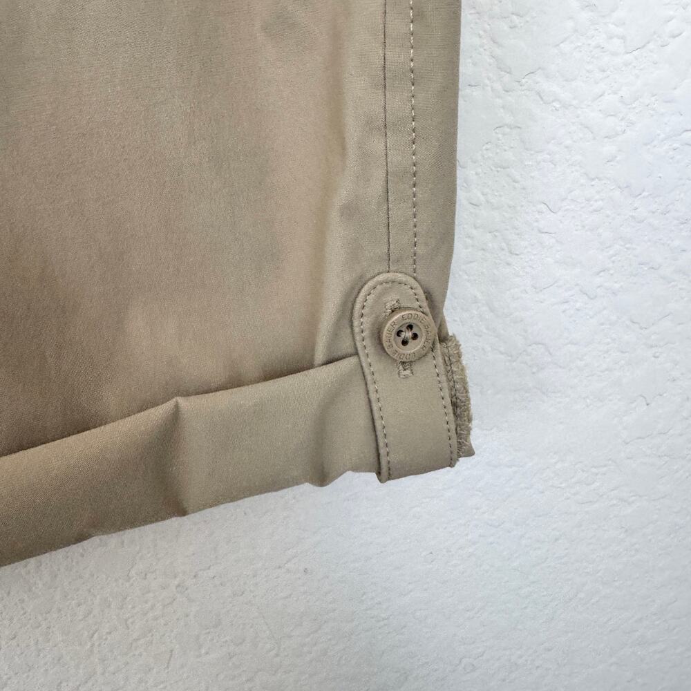 Eddie Bauer Womens Rolled Hem Bermuda Shorts Size 14 UPF 50 Active Summer Tan - Picture 5 of 7
